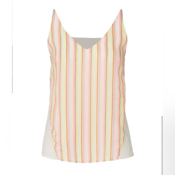 J Brand lightweight striped camisole / tank top size medium - Picture 1 of 14